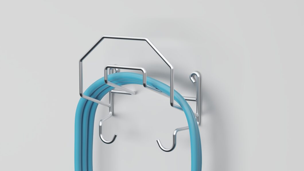 Stainless steel hose holder wall mounted round steel