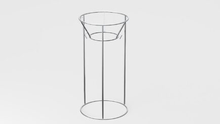 Stainless steel sack rack 240L recycled bags