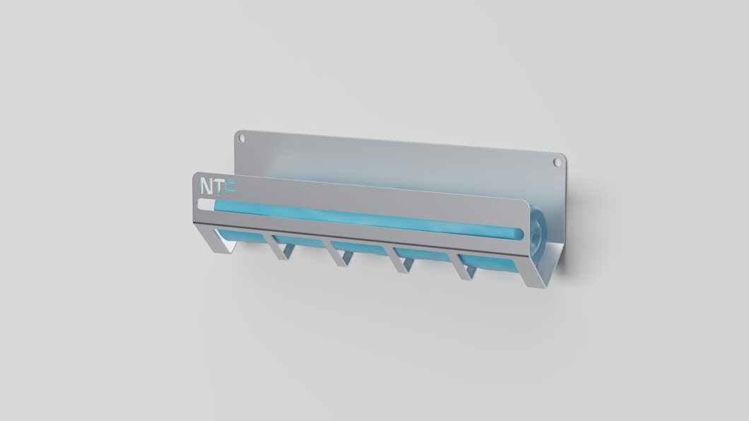 Stainless steel waste bag holder wall mounted hygienic