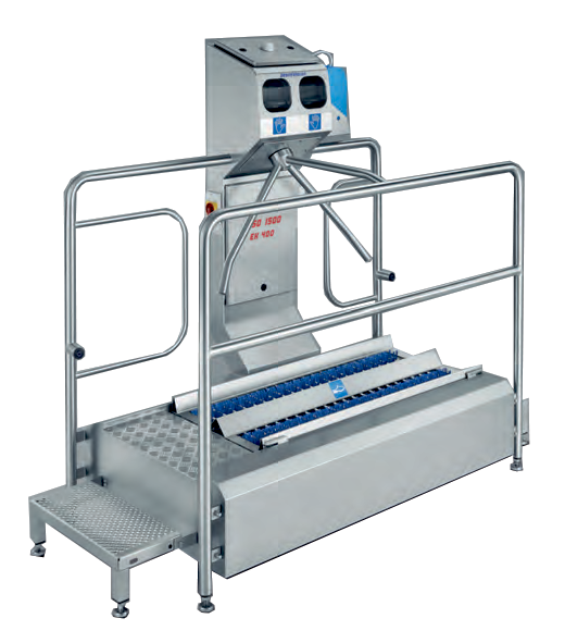 Hygienic entry control system