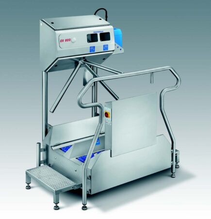Hygienic entry control system